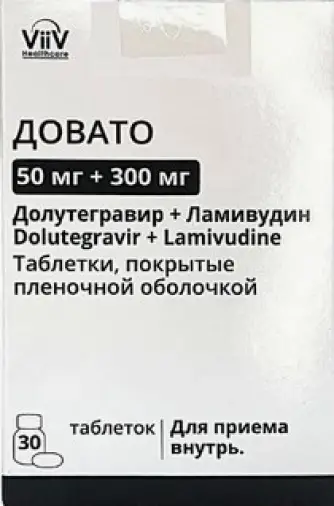 Довато Таблетки п/о 50мг+300мг №30 произодства ВииВ Хелскер