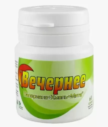 Драже Вечернее Таблетки №60 произодства Парафарм ООО (Пенза)