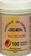 Дрожжи пивные с железом ЭКО-МОН