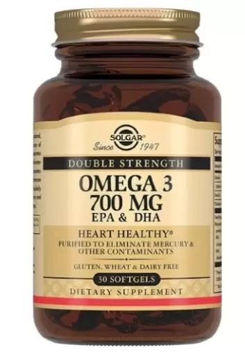 Двойная Омега-3 700мг ЭПК и ДГК Капсулы №30 произодства Солгар
