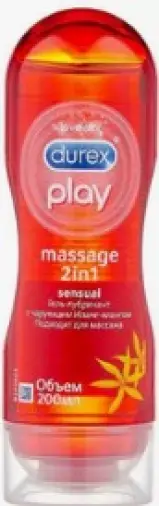 Дюрекс DUREX Play Massage 2 in 1 Sensual Флакон 200мл произодства ССЛ Интернешнл