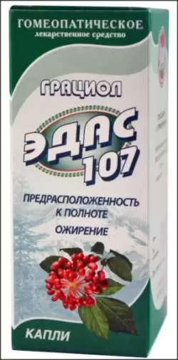 Эдас-107 Грациол (при предрасп.к полноте) Капли 25мл произодства ЭДАС Холдинг