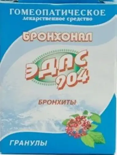 Эдас-904 Бронхонал (при хрон.бронхите) Гранулы 20г произодства ЭДАС Холдинг