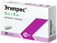 Эгипрес Капсулы 5мг+5мг №30 от Магнит Аптека Кронштадтский б-р 30 Б