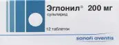 Эглонил Таблетки 200мг №12 от Авентис
