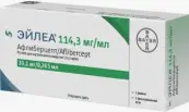 Эйлеа Р-р д/инъекций 114.3мг/мл 0.263мл (30.1мг) от Байер