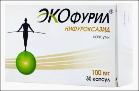 Экофурил Капсулы 100мг №30