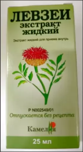Экстракт левзеи жидкий Флакон 25мл произодства Камелия НПП