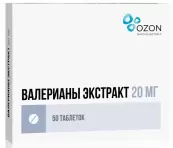 Экстракт валерианы Таблетки 20мг №50 от Озон ФК ООО