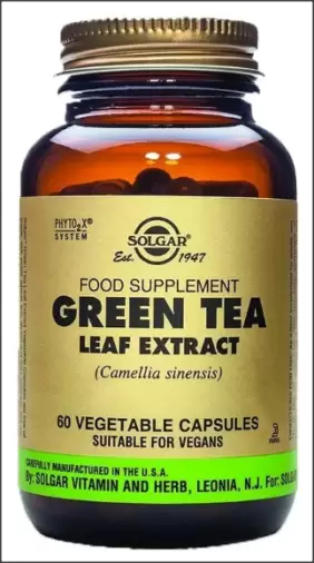 Экстракт зелёного чая Капсулы №60 произодства Солгар