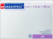 Эквамер Капсулы 10мг+20мг+20мг №30 от Гедеон Рихтер