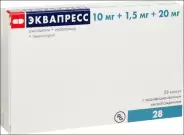 Эквапресс Капсулы 10мг+1.5мг+20мг №28 от Аптека Солнышко Часовая 11с2