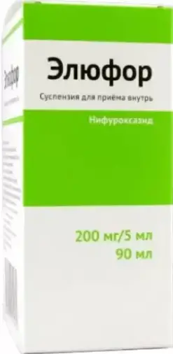 Элюфор Суспензия д/приёма внутрь 200 мг/5мл 90мл