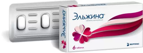 Эльжина Таблетки вагинальные №6 произодства Вертекс ЗАО