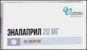 Эналаприл Таблетки 20мг №20 от Сотекс ФармФирма ЗАО