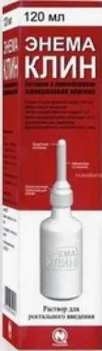 Энема Клин Клизма 120мл произодства Набикасим Индастриз Пвт.Лтд.