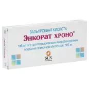 Энкорат Хроно Таблетки 300мг №30 от Сан Фармасьютикал Индастри