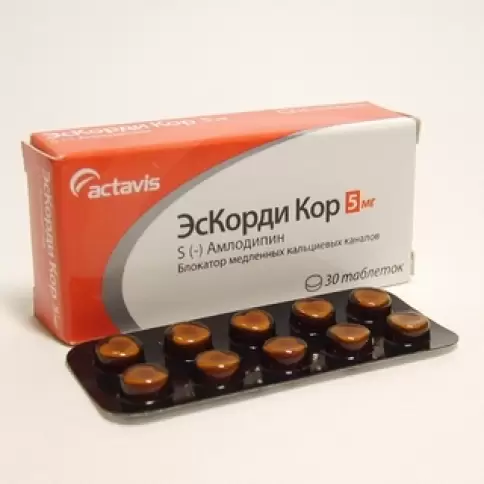 ЭсКорди Кор Таблетки 5мг №30 произодства Эмкюр Фармасьютикал Лтд.
