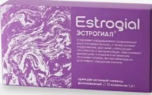 Эстрогиал крем для интимной гигиены Упаковка №10 произодства Биотехфарм ООО