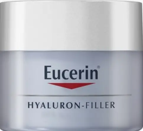 Eucerin Hyaluron-filler Эуцерин Гиалурон Крем ночной для лица, шеи и зоны декольте Банка 50мл
