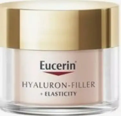Eucerin Hyaluron-filler+elasticity Эуцерин Гиалурон Крем ночной для лица, шеи и зоны декольте антивозрастной Банка 50мл