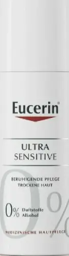 Eucerin Ultra Sensitive Эуцерин Ультра Сенситив Крем успокаивающий для чувствительной сухой кожи лица, шеи и зоны декольте Флакон с дозатором 50мл