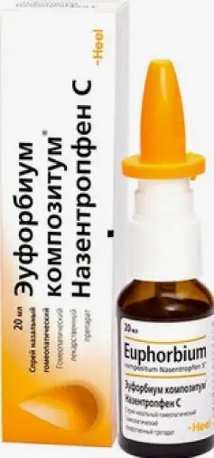 Эуфорбиум композитум Назентропфен С Спрей назальный 20мл (АКЦИЯ - за 2уп.скидка 10%) в Чехове