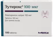 Эутирокс Таблетки 100мкг №100 в Дмитрове