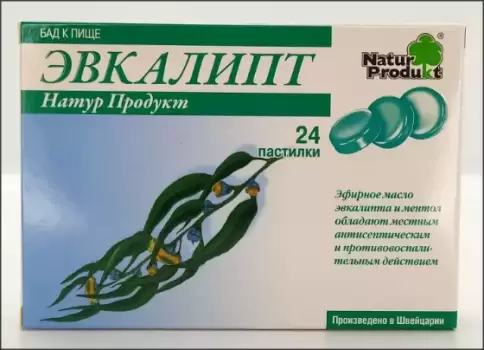 Эвкалипт Натур Продукт Пастилки №24