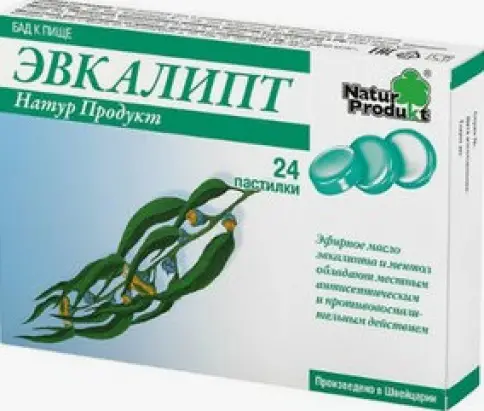 Эвкалипт Натур Продукт Пастилки №24