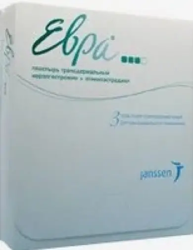 Евра Пластырь 203мкг/33.9мкг/24ч №3 произодства Гедеон Рихтер
