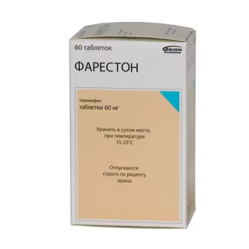Фарестон Таблетки 60мг №60 произодства Орион Фарма