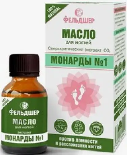 Фельдшер масло для ногтей экстракт монарды Флакон 25мл произодства Народные промыслы ООО