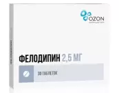 Фелодипин Таблетки 2.5мг №30 от Озон ФК ООО