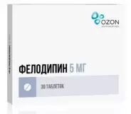 Фелодипин Таблетки 5мг №30 от Самсон-Фарма на Лубянке