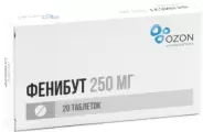 Фенибут Таблетки 250мг №20 от Магнит Аптека Кронштадтский б-р 30 Б
