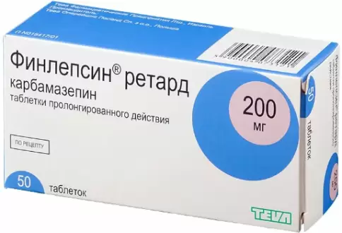 Финлепсин ретард Таблетки 200мг №50 в Орле