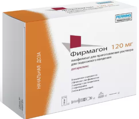 Фирмагон Лиофилизат 120мг №2 в Реутове