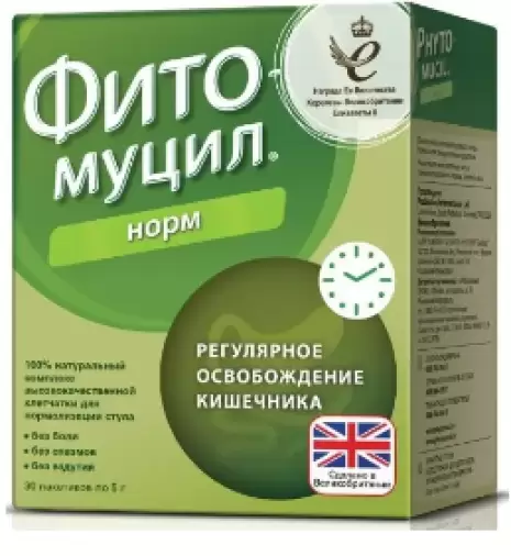 Фитомуцил Норм Порошок 5г №30 произодства Пробиотика