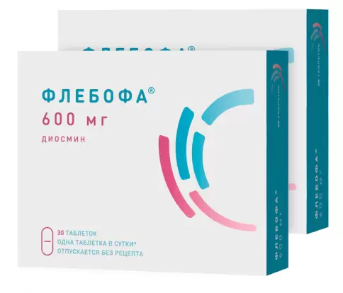 Флебофа Таблетки 600мг №30 произодства Озон ФК ООО
