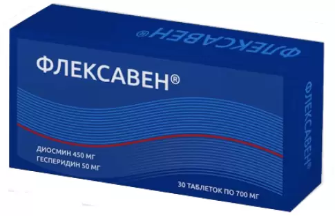Флексавен Таблетки п/о 500мг №30 произодства Квадрат С