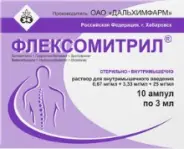 Флексомитрил Р-р д/инъекций 0.67мг+3.33мг+25мг/мл 3мл №10 от Медикал Лизинг Консалтинг