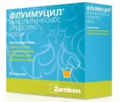 Флуимуцил Гранулы 200мг №20 от Замбон Груп