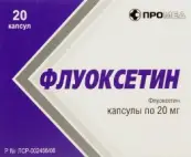 Флуоксетин Капсулы 20мг №20 от Промед Экспортс Пвт.Лтд