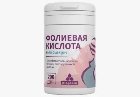 Фолиевая кислота Таблетки 400мкг №200