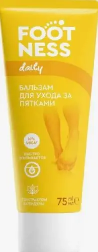 Footness daily бальзам для ухода за пятками Туба 75мл произодства Лавена