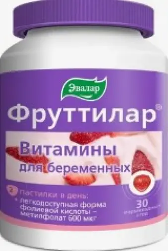 Фруттилар Витамины для беременных Пастилки жеват. 4г №30 в Дмитрове