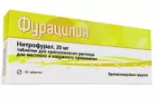 Фурацилин Таблетки 20мг №10 от Обновление ПФК