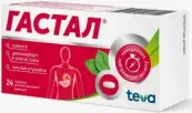 Гастал мята Таблетки д/рассасывания №24 от Тева