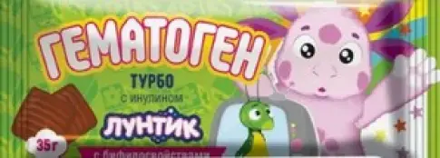 Гематоген Детский Турбо Плитка 35г в Химках